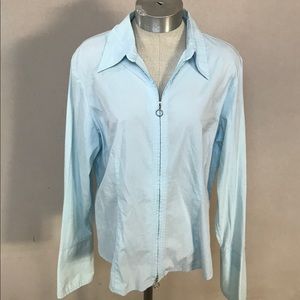 Axcess Light Blue Women's Blouse